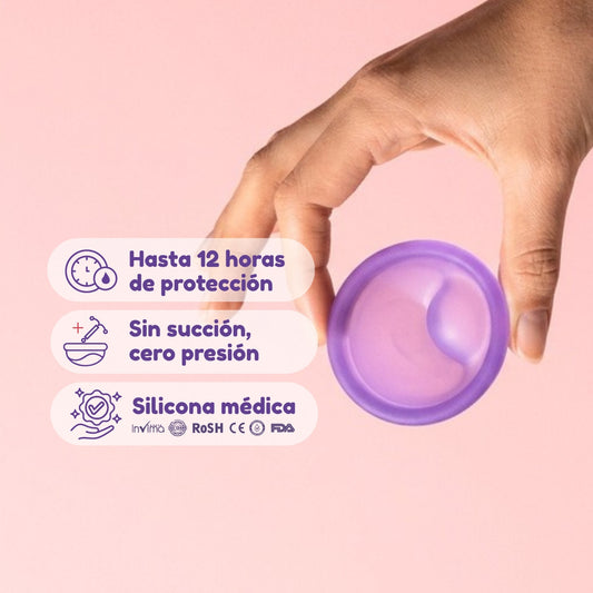 Beneficios del disco menstrual Luteas: hasta 12 horas de protección, sin succión y silicona médica