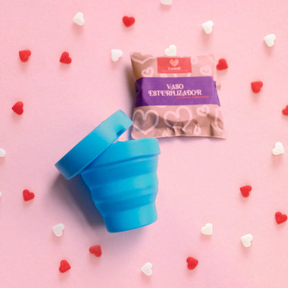 Vaso esterilizador Luteas para copa y disco menstrual